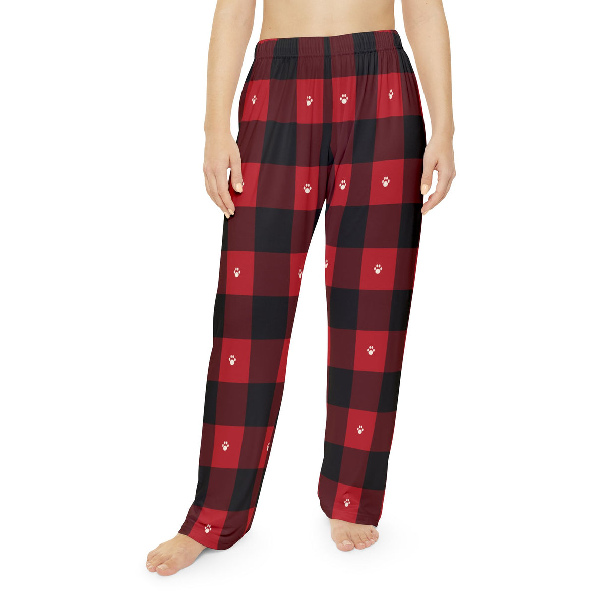 Red Buffalo Plaid Women's Pajama Pants · Matching Family Christmas Pajamas · Paw Crew