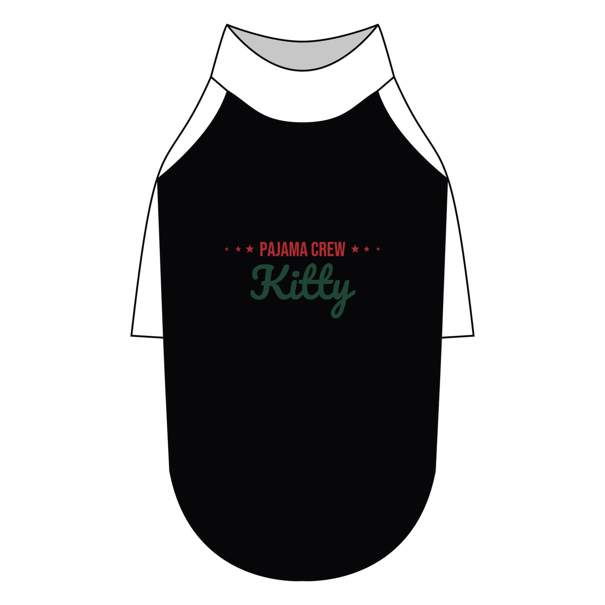 Pajama Crew Kitty Cat Raglan Tee · Matching Pet Raglan Tee · Paw Crew