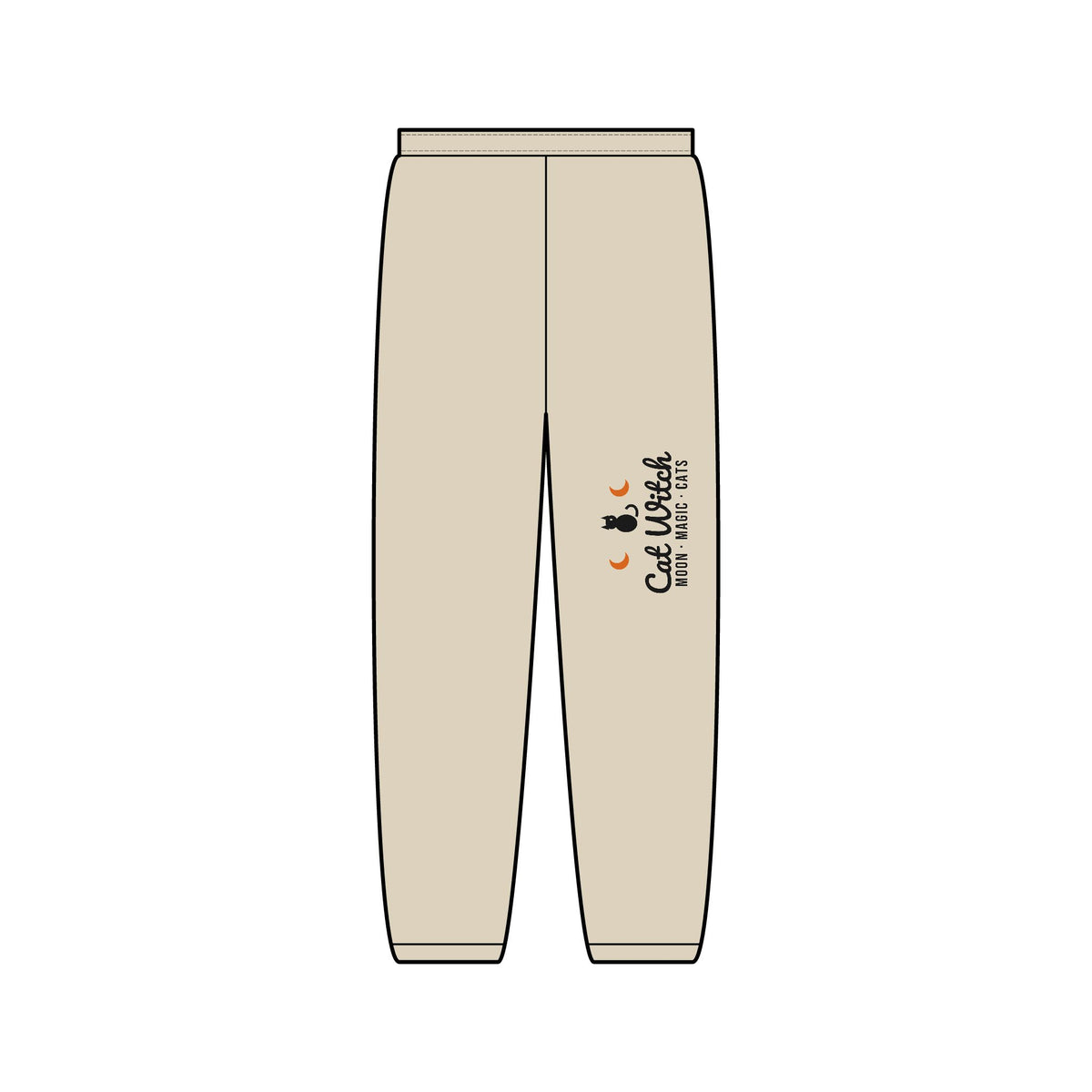 Cat Witch Halloween Sweatpants · Matching Hoodie Set · Paw Crew