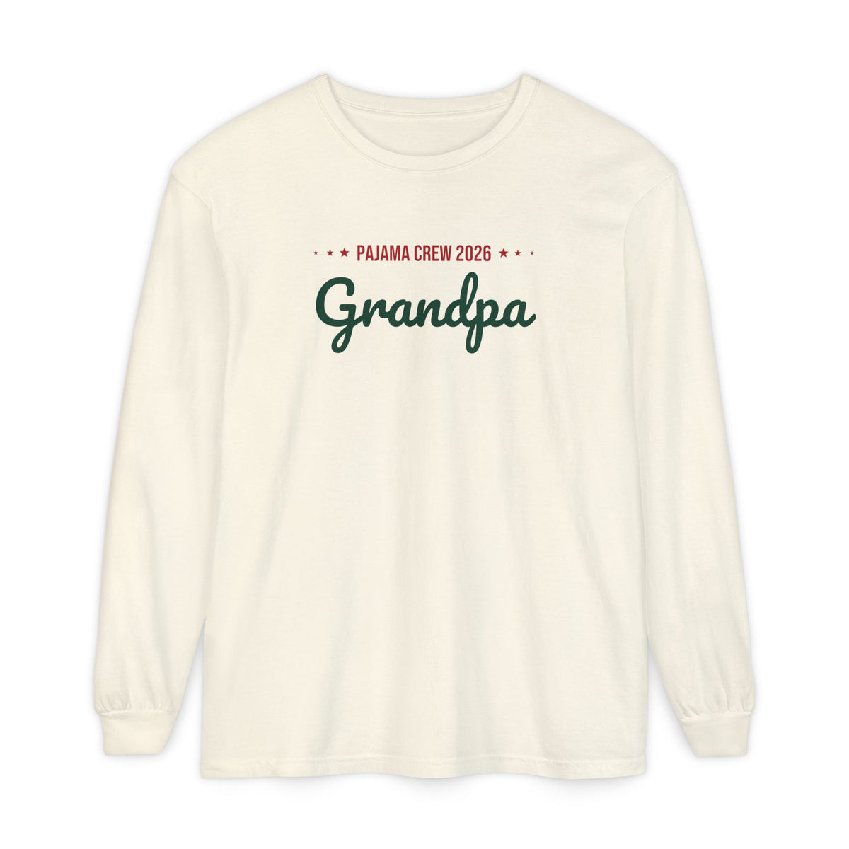Grandpa Christmas Pajama Tee · Matching Family Christmas Pajamas · Paw Crew