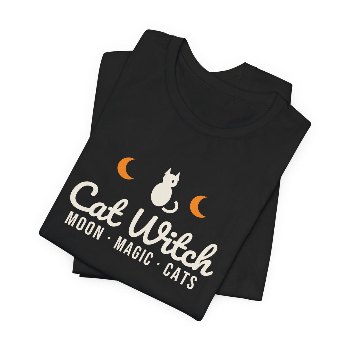 Cat Witch Halloween Shirt · Matching Cat & Owner Tee