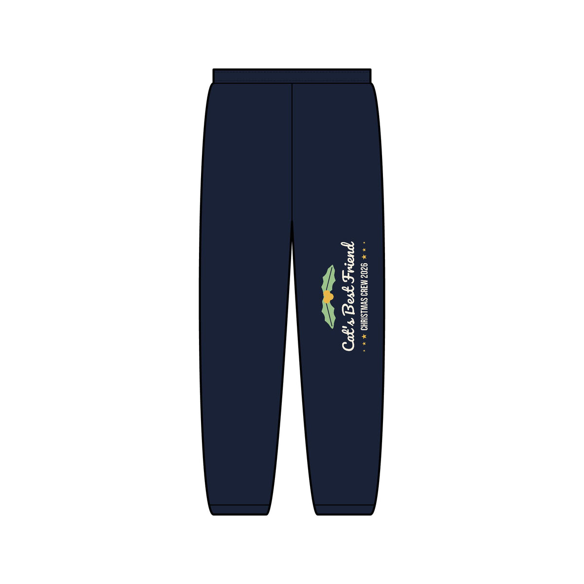 Cat's Best Friend Christmas Sweatpants · Matching Hoodie Set · Paw Crew