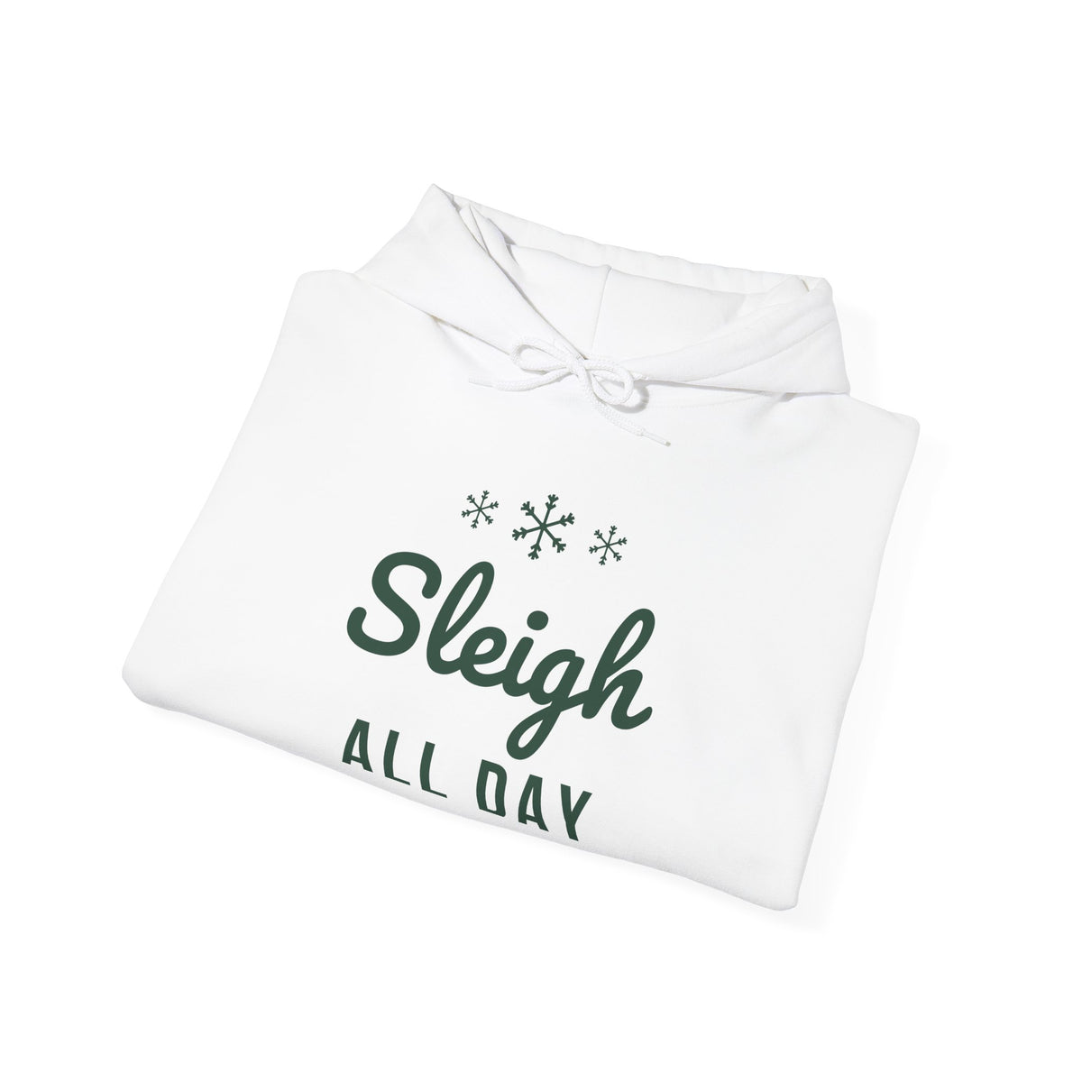 Sleigh All Day Christmas Hoodie · Matching Family Hoodie · Paw Crew