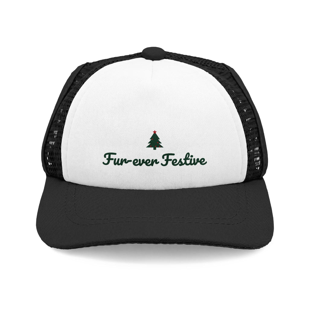 Fur-ever Festive Dog Trucker Hat · Matching Pet Trucker Hat · Paw Crew