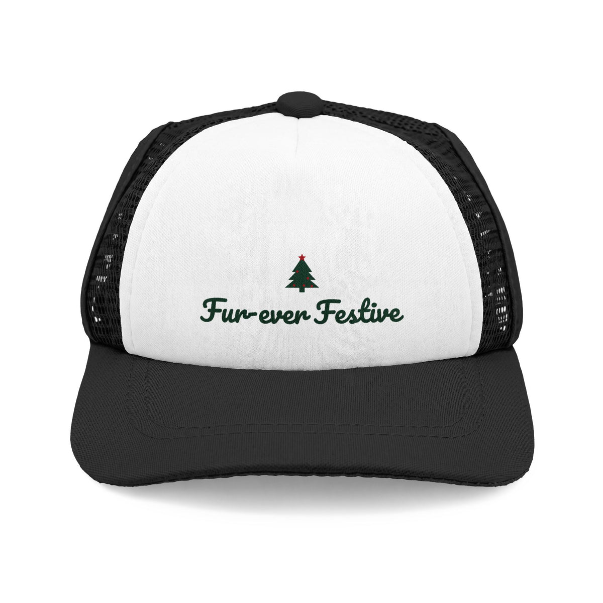 Fur-ever Festive Dog Trucker Hat · Matching Pet Trucker Hat · Paw Crew