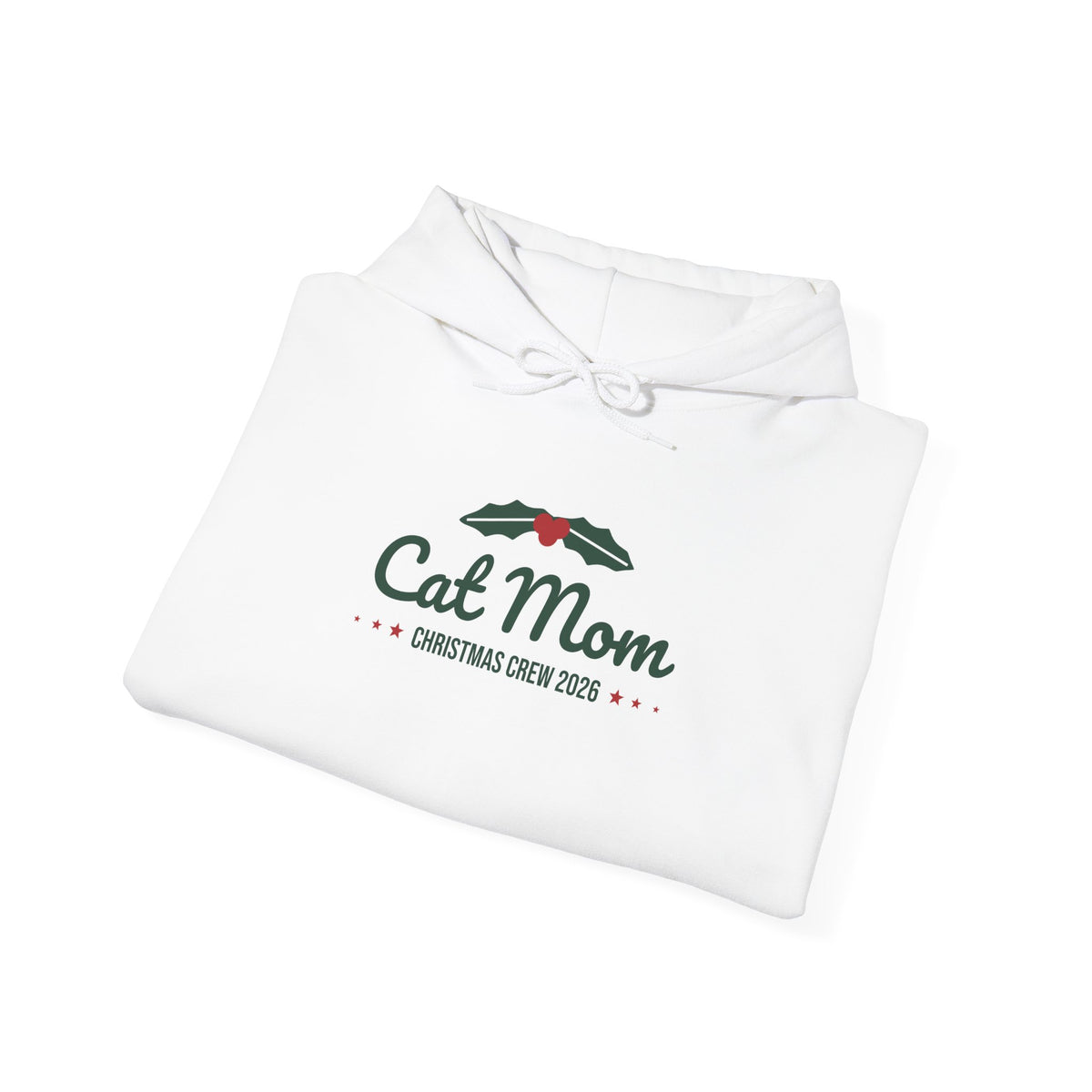 Cat Mom Christmas Hoodie · Matching Family Hoodie · Paw Crew