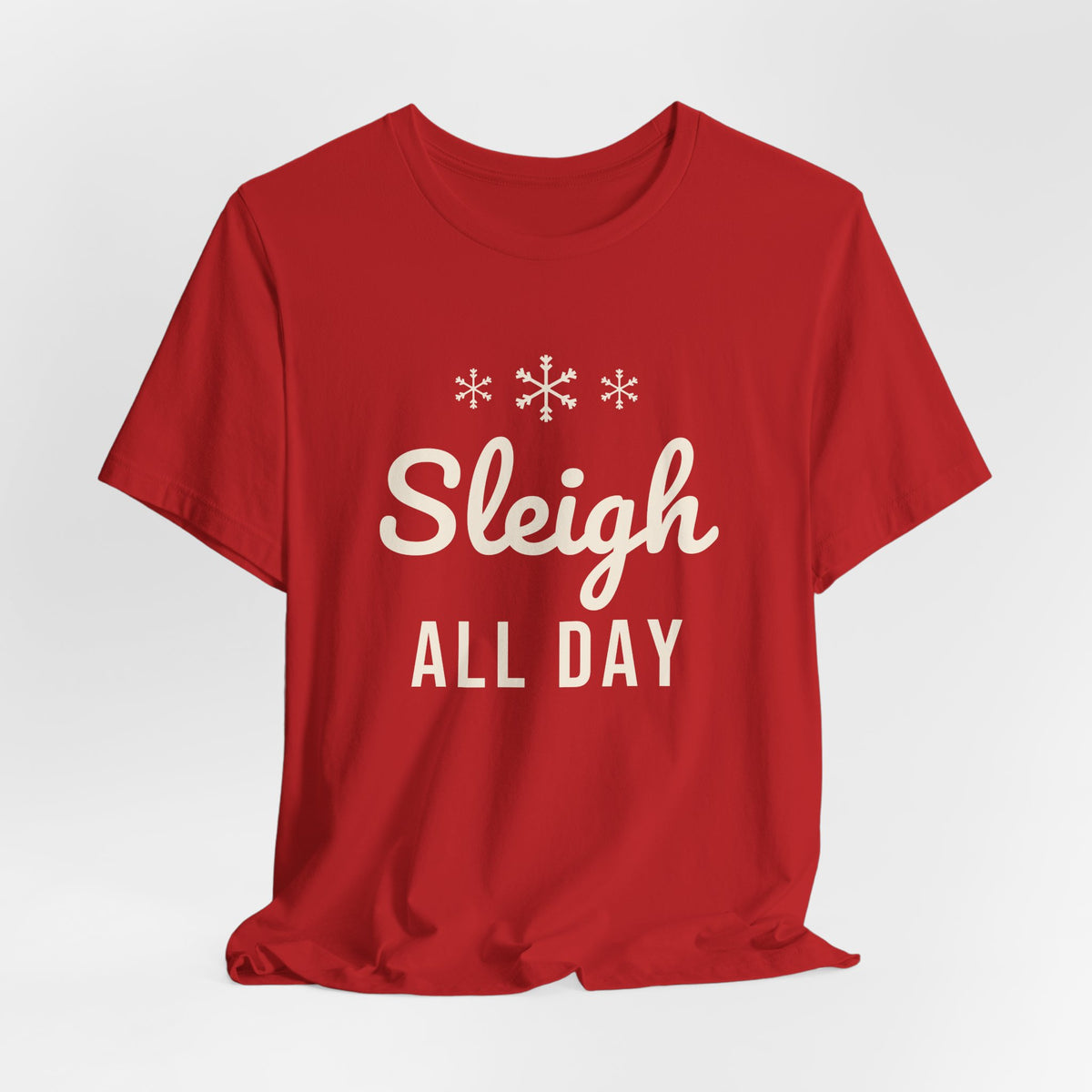Sleigh All Day Christmas Shirt · Matching Pet & Owner Tee