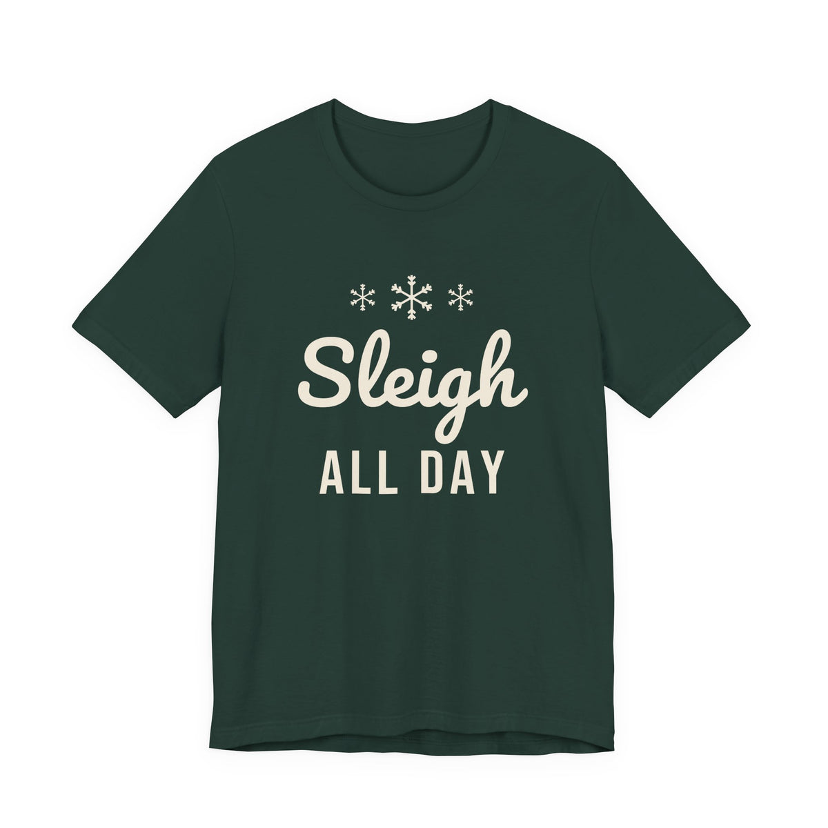 Sleigh All Day Christmas Shirt · Matching Pet & Owner Tee