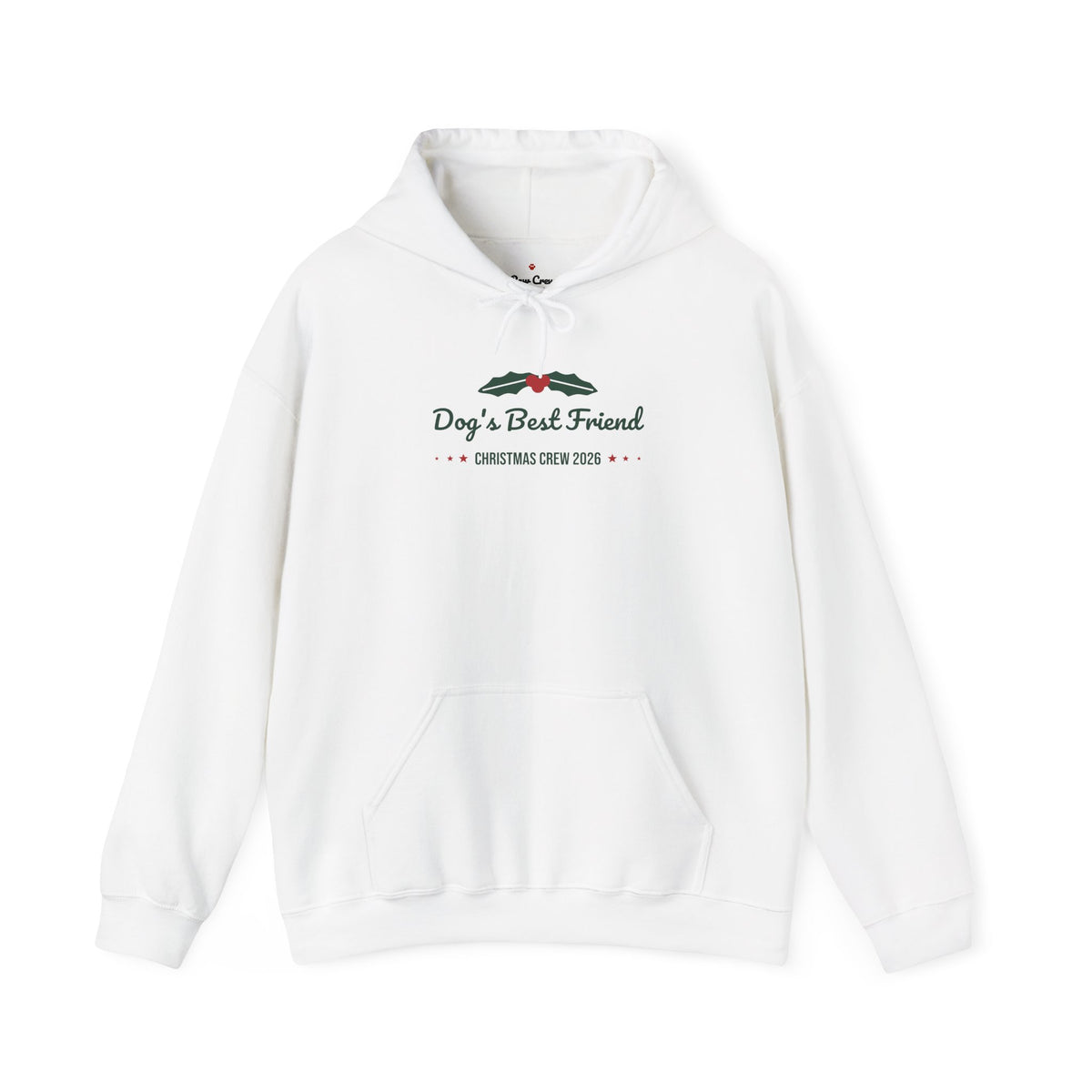 Dog's Best Friend Christmas Hoodie · Matching Family Hoodie · Paw Crew