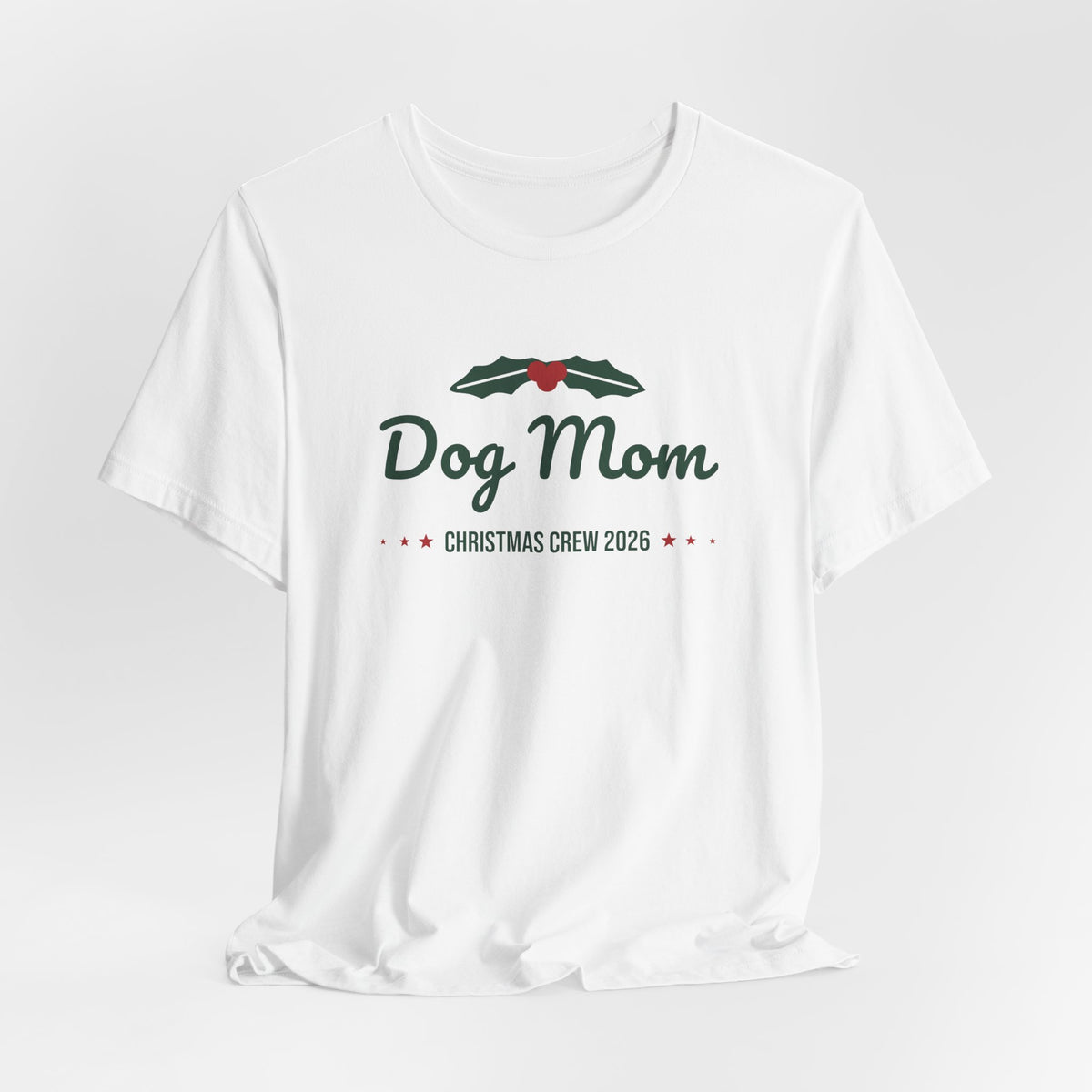 Dog Mom Christmas Shirt · Matching Dog & Owner Tee