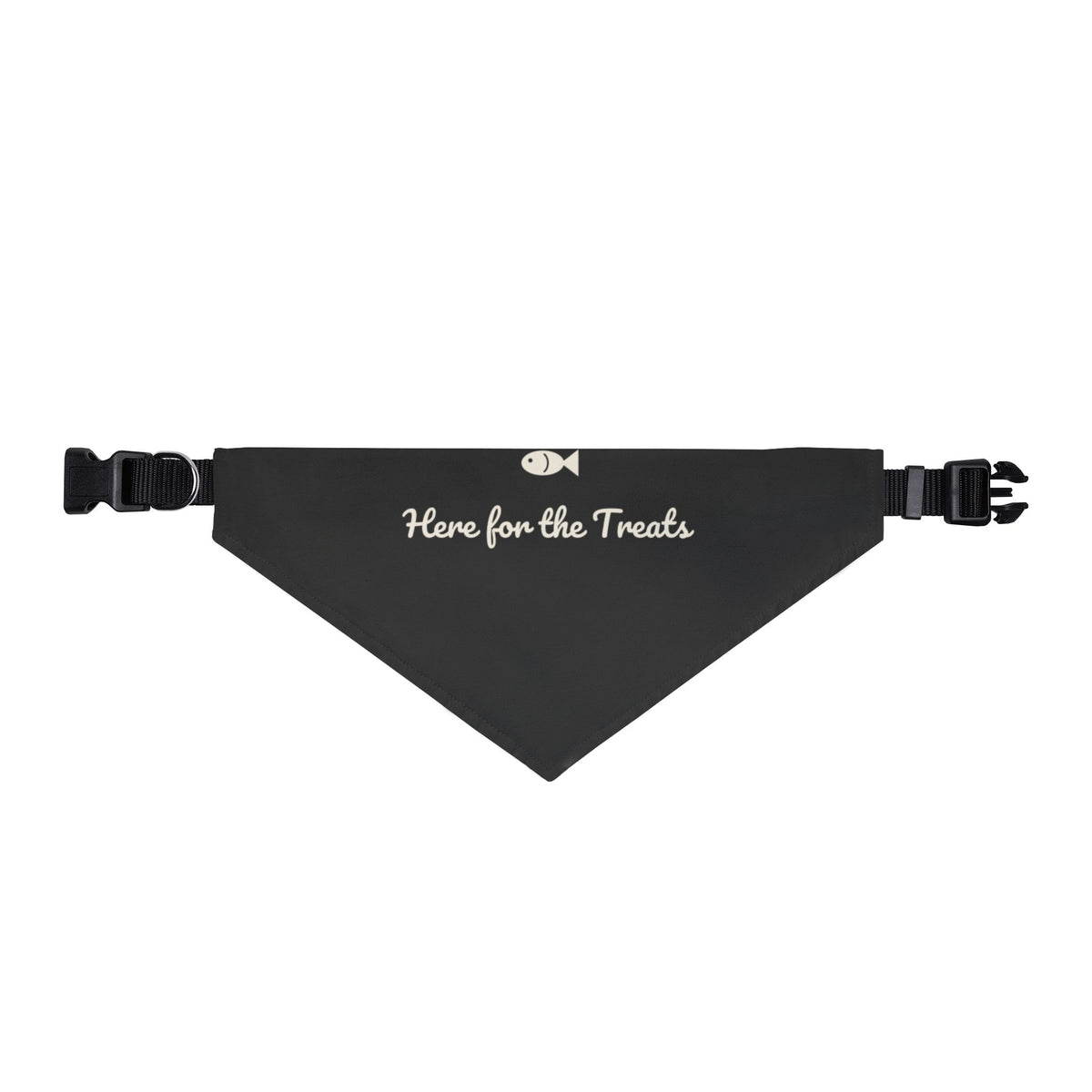 Here for the Treats Cat Bandana (Black) · Matching Halloween Pet Bandana