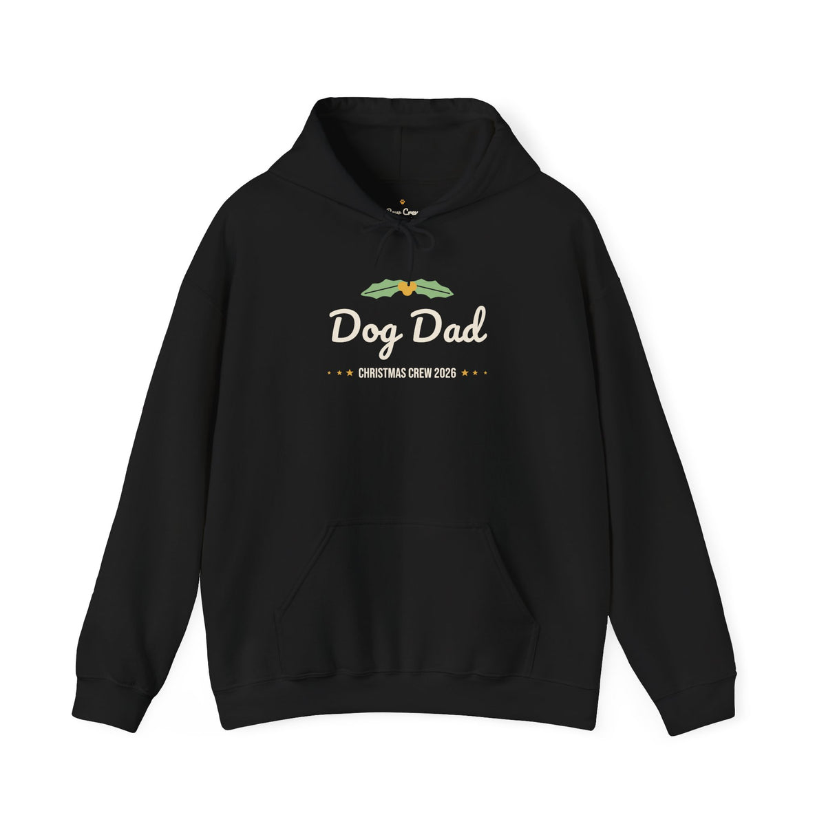 Dog Dad Christmas Hoodie · Matching Family Hoodie · Paw Crew