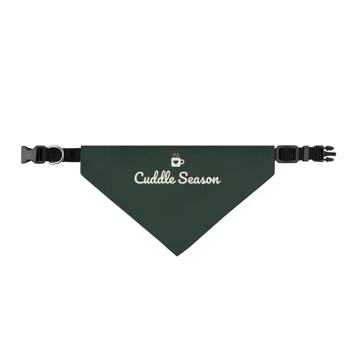 Cuddle Season Pet Bandana (Forest Green) · Matching Christmas Pet Bandana