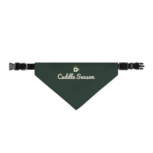 Cuddle Season Pet Bandana (Forest Green) · Matching Christmas Pet Bandana