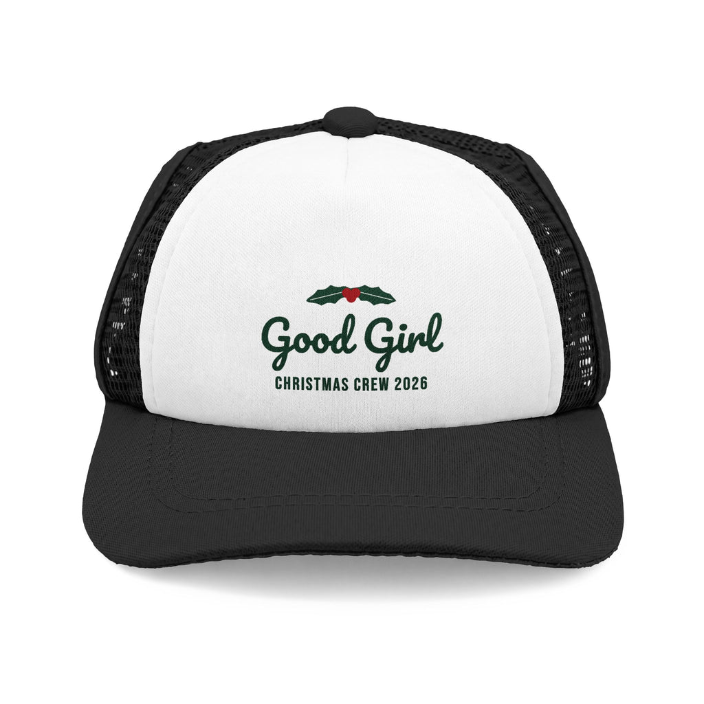 Good Girl Dog Trucker Hat · Matching Pet Trucker Hat · Paw Crew