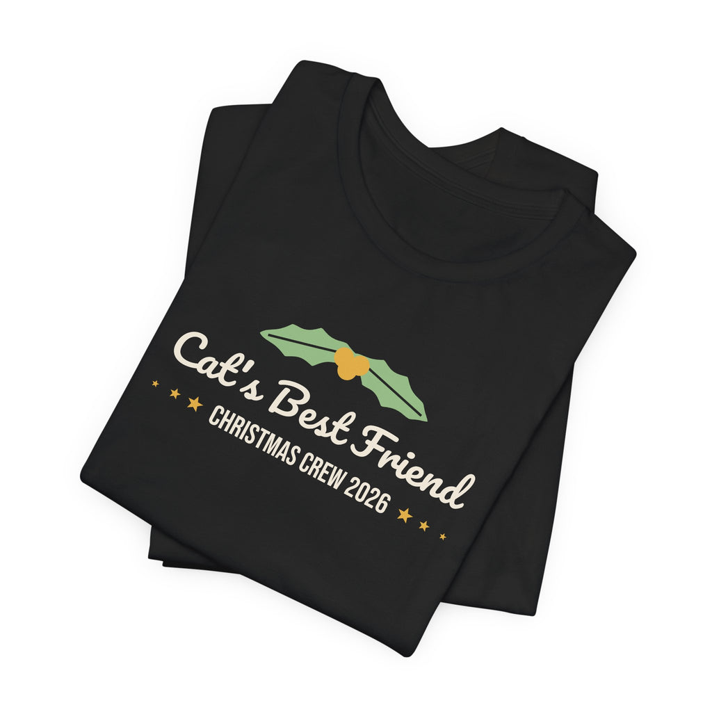 Cat's Best Friend Christmas Shirt · Matching Cat & Owner Tee
