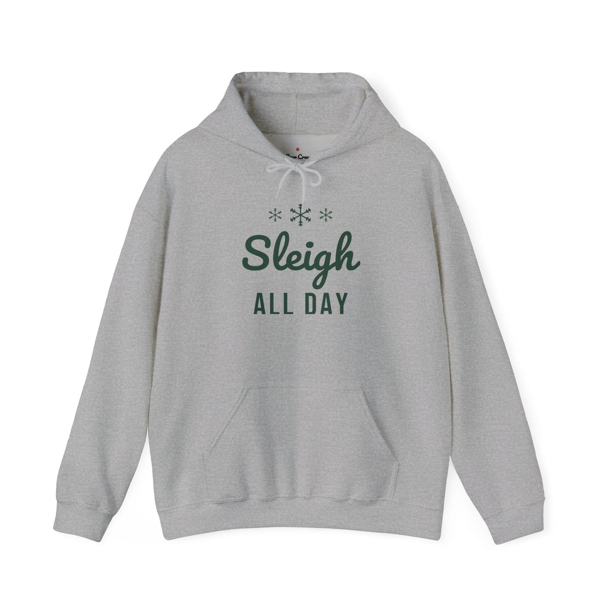 Sleigh All Day Christmas Hoodie · Matching Family Hoodie · Paw Crew