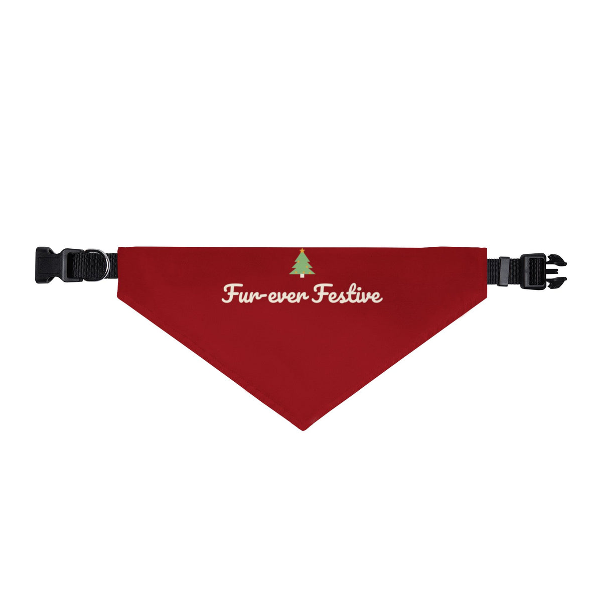 Fur-ever Festive Pet Bandana (Red) · Matching Christmas Pet Bandana