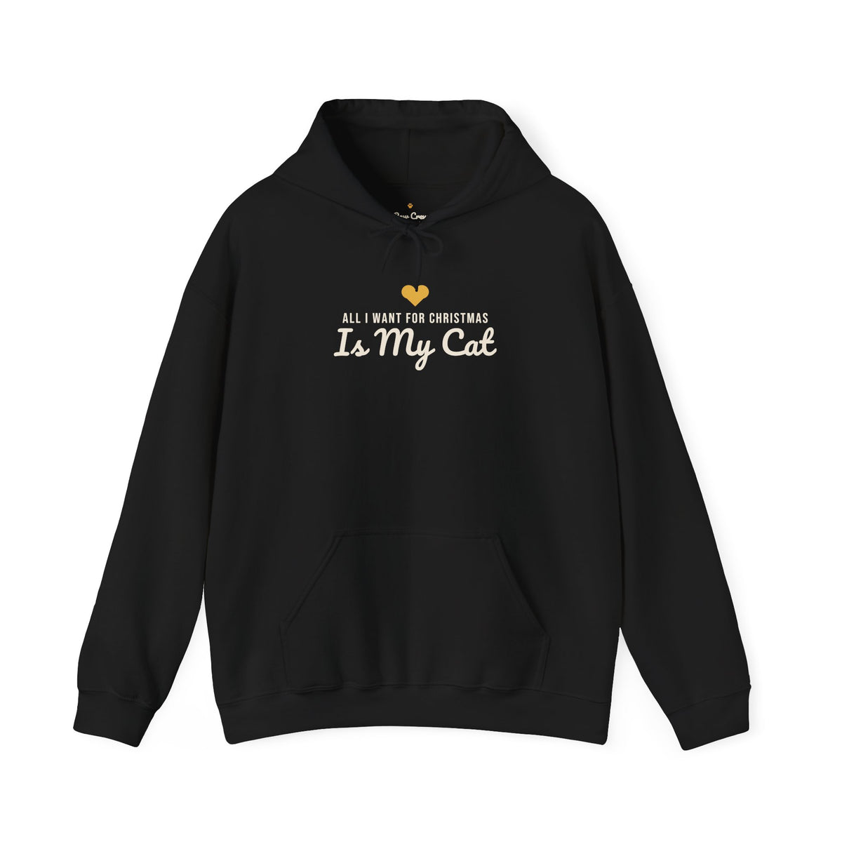 All I Want for Christmas Is My Cat Christmas Hoodie · Matching Family Hoodie · Paw Crew