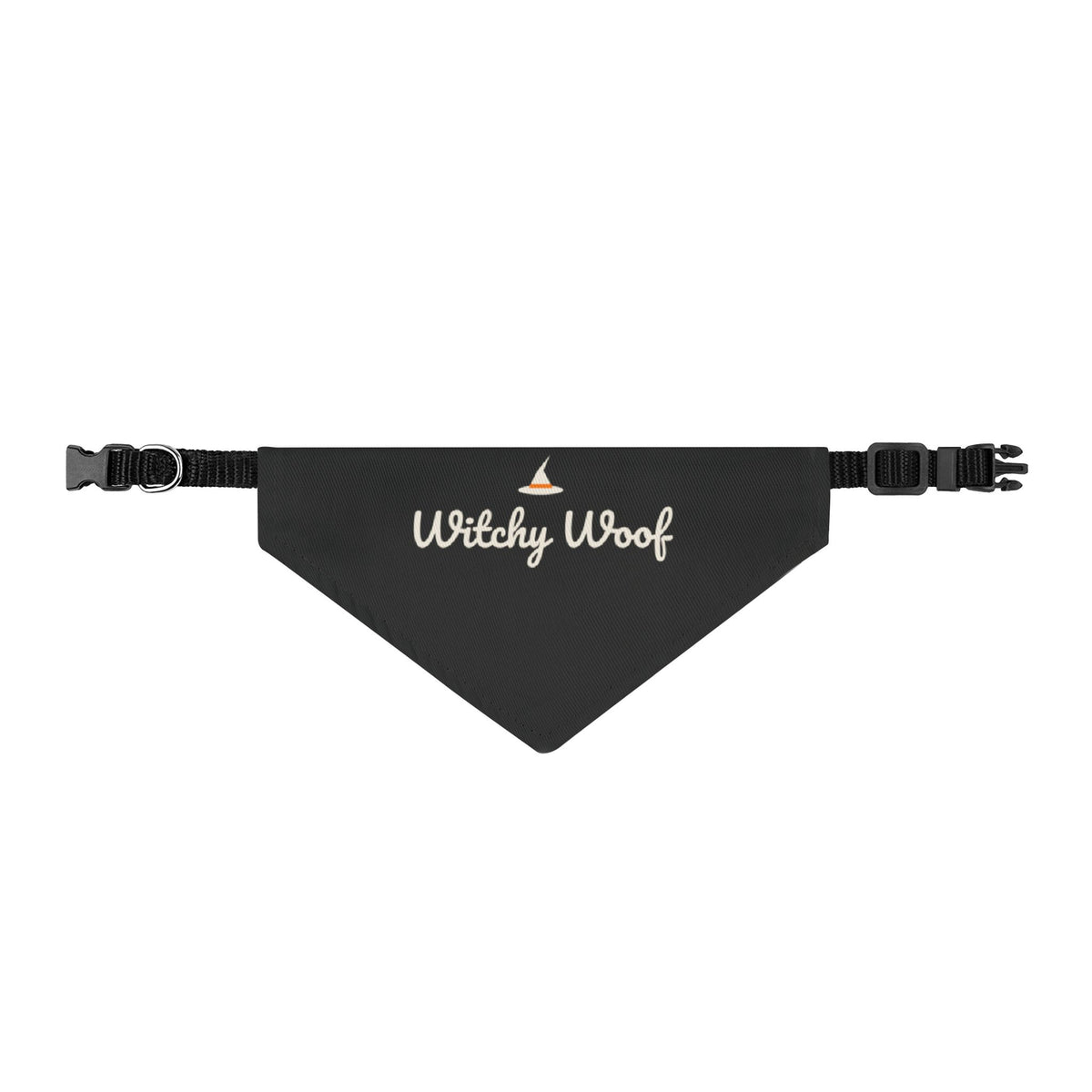 Witchy Woof Dog Bandana (Black) · Matching Halloween Pet Bandana