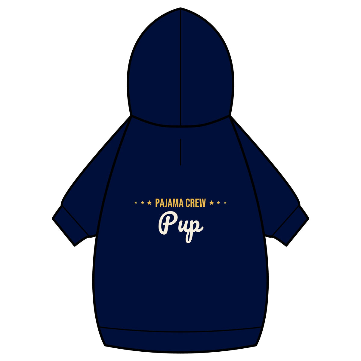 Pajama Crew Pup Dog Hoodie · Matching Pet Hoodie · Paw Crew
