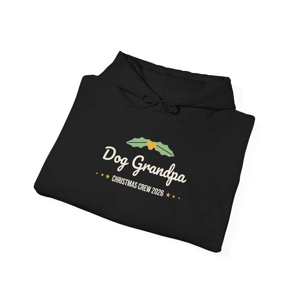 Dog Grandpa Christmas Hoodie · Matching Family Hoodie · Paw Crew