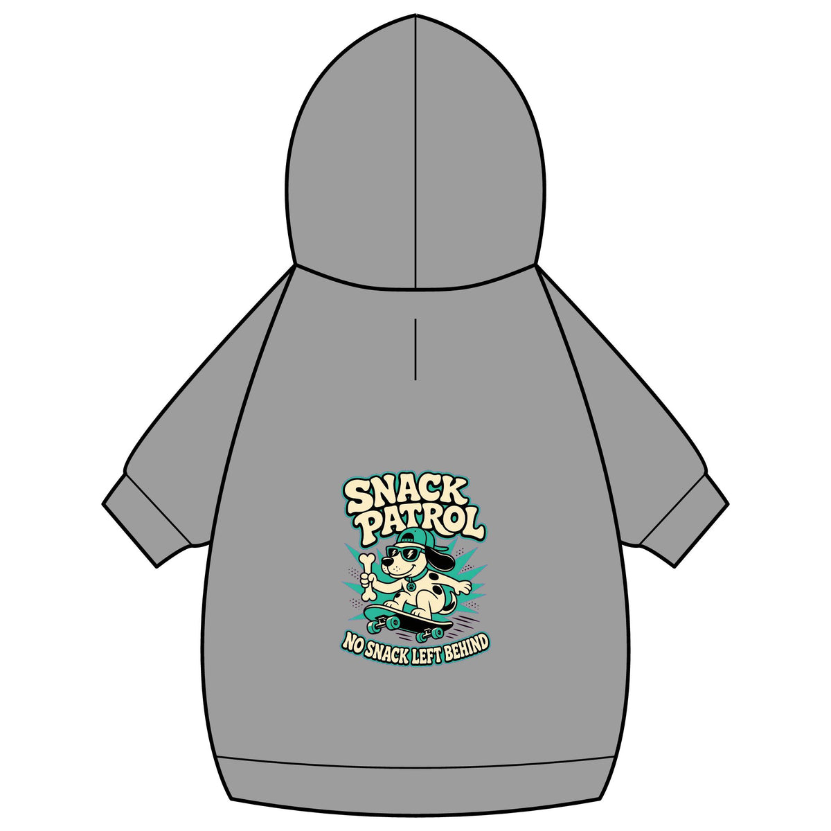 Snack Patrol Dog Hoodie · Paw Crew Club Streetwear