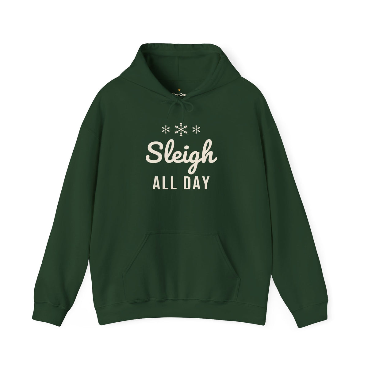 Sleigh All Day Christmas Hoodie · Matching Family Hoodie · Paw Crew