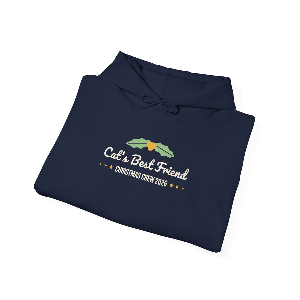 Cat's Best Friend Christmas Hoodie · Matching Family Hoodie · Paw Crew