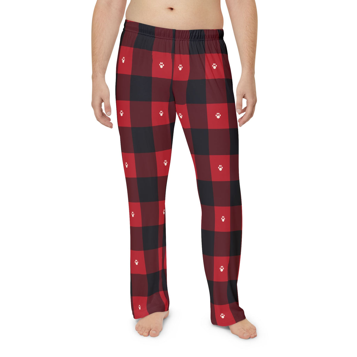 Red Buffalo Plaid Men's Pajama Pants · Matching Family Christmas Pajamas · Paw Crew