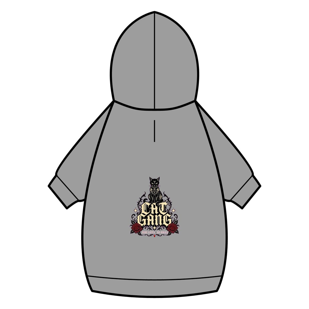 Cat Gang Cat Hoodie · Paw Crew Club Streetwear