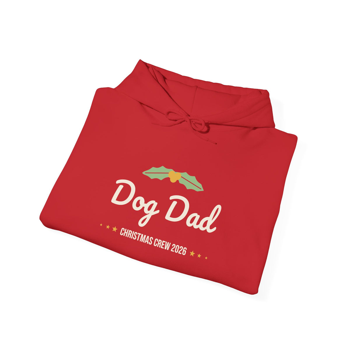 Dog Dad Christmas Hoodie · Matching Family Hoodie · Paw Crew