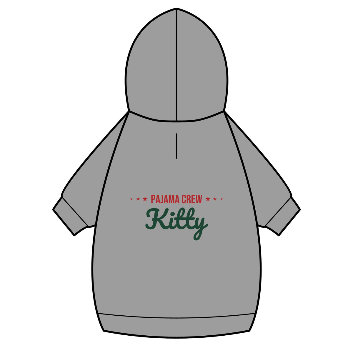 Pajama Crew Kitty Cat Hoodie · Matching Pet Hoodie · Paw Crew