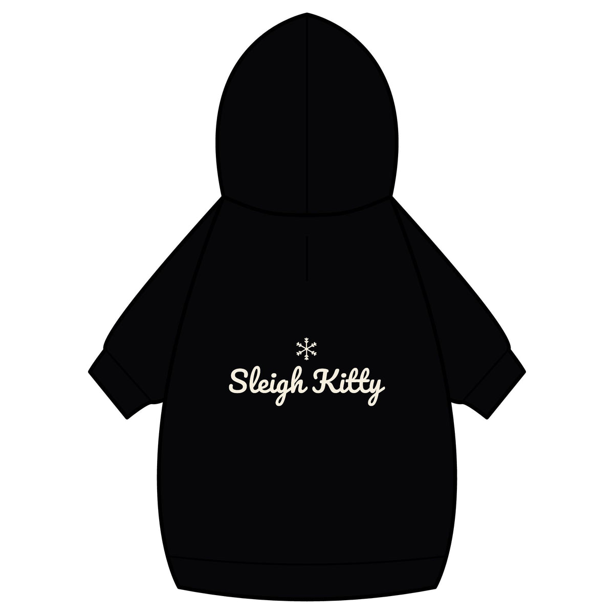 Sleigh Kitty Cat Hoodie · Matching Pet Hoodie · Paw Crew