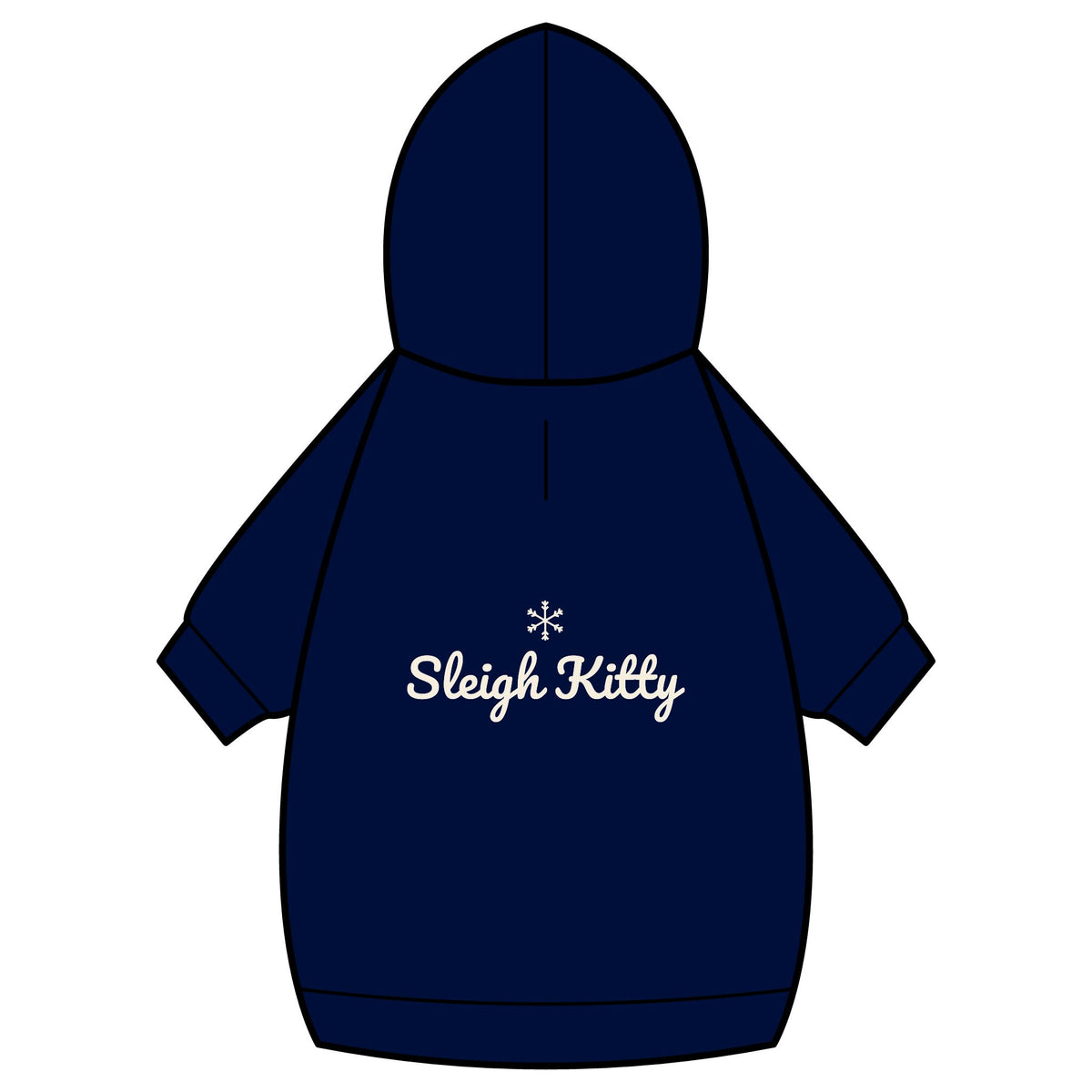 Sleigh Kitty Cat Hoodie · Matching Pet Hoodie · Paw Crew
