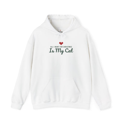 All I Want for Christmas Is My Cat Christmas Hoodie · Matching Family Hoodie · Paw Crew