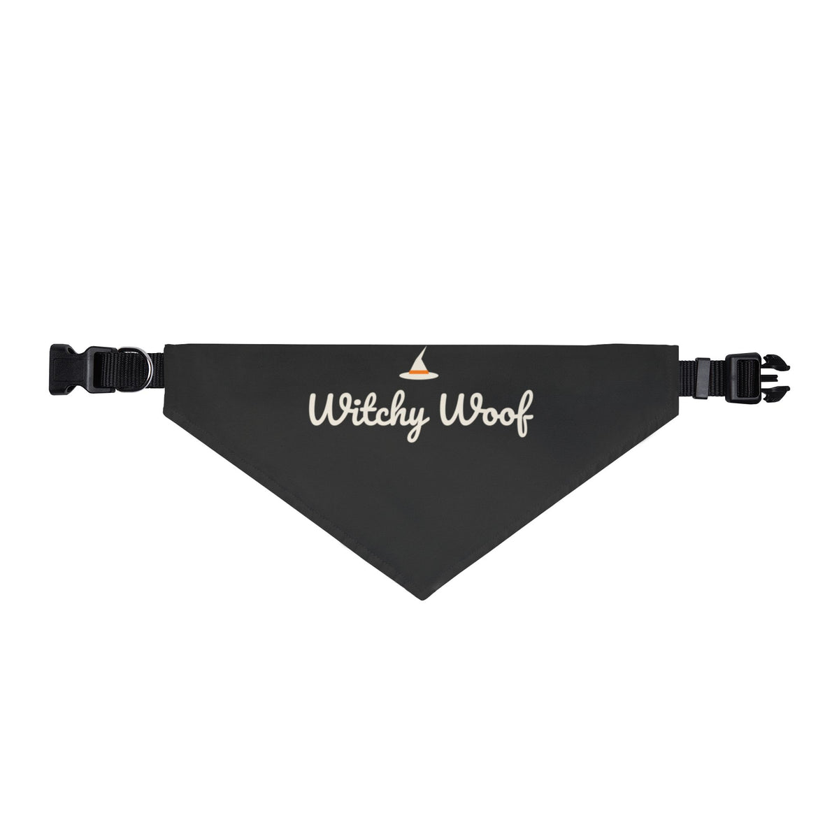 Witchy Woof Dog Bandana (Black) · Matching Halloween Pet Bandana