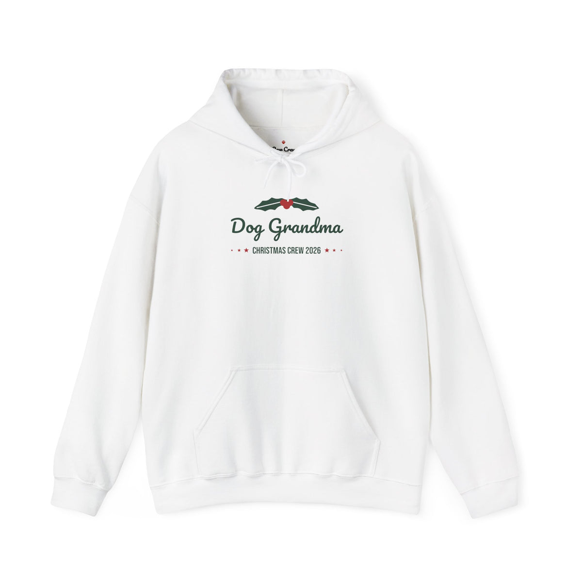 Dog Grandma Christmas Hoodie · Matching Family Hoodie · Paw Crew