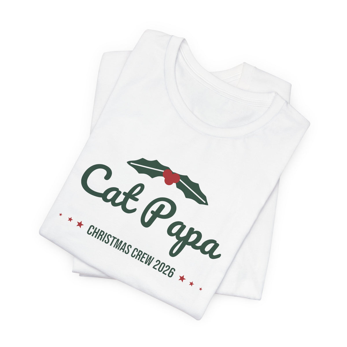 Cat Papa Christmas Shirt · Matching Cat & Owner Tee
