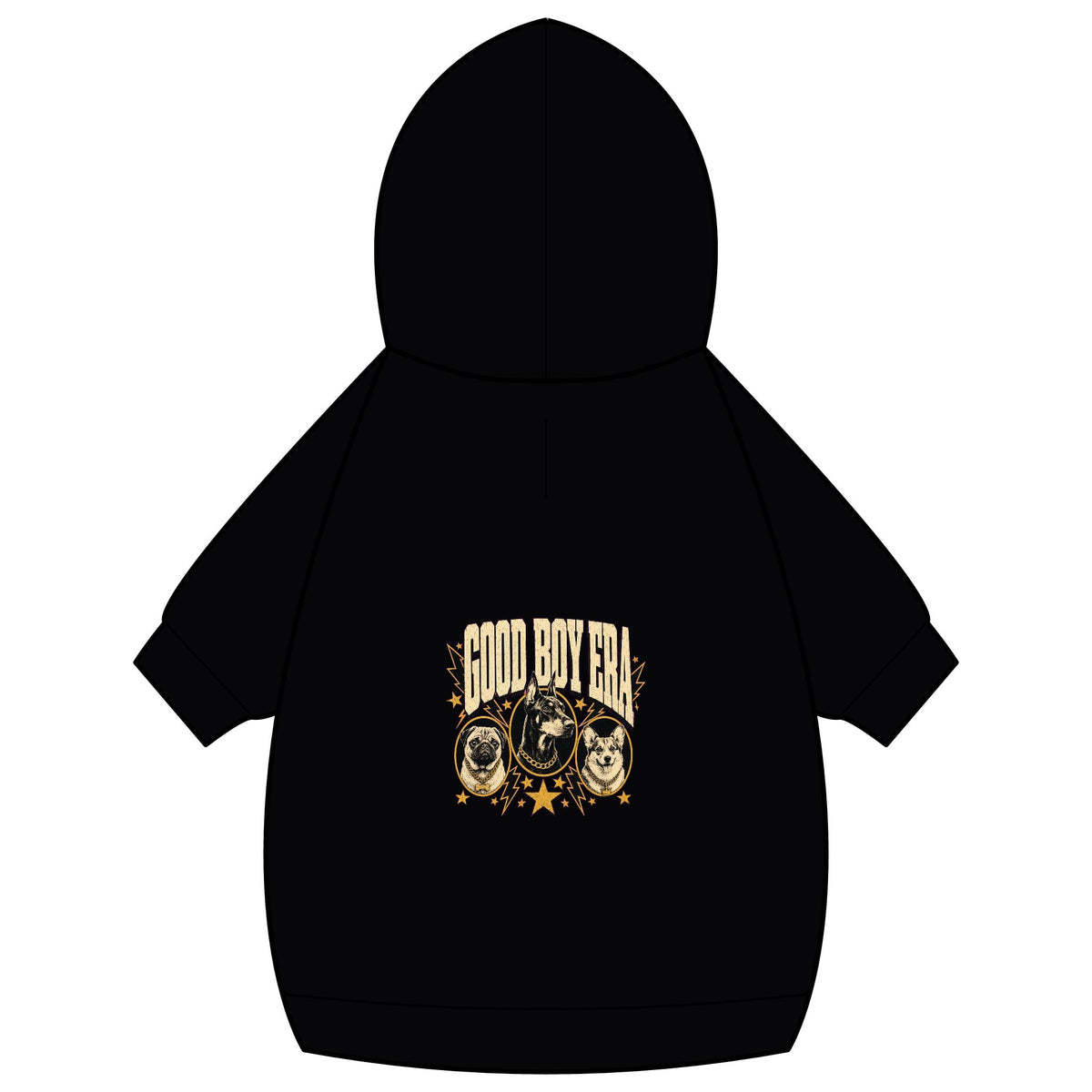 Good Boy Era Dog Hoodie · Paw Crew Club Streetwear