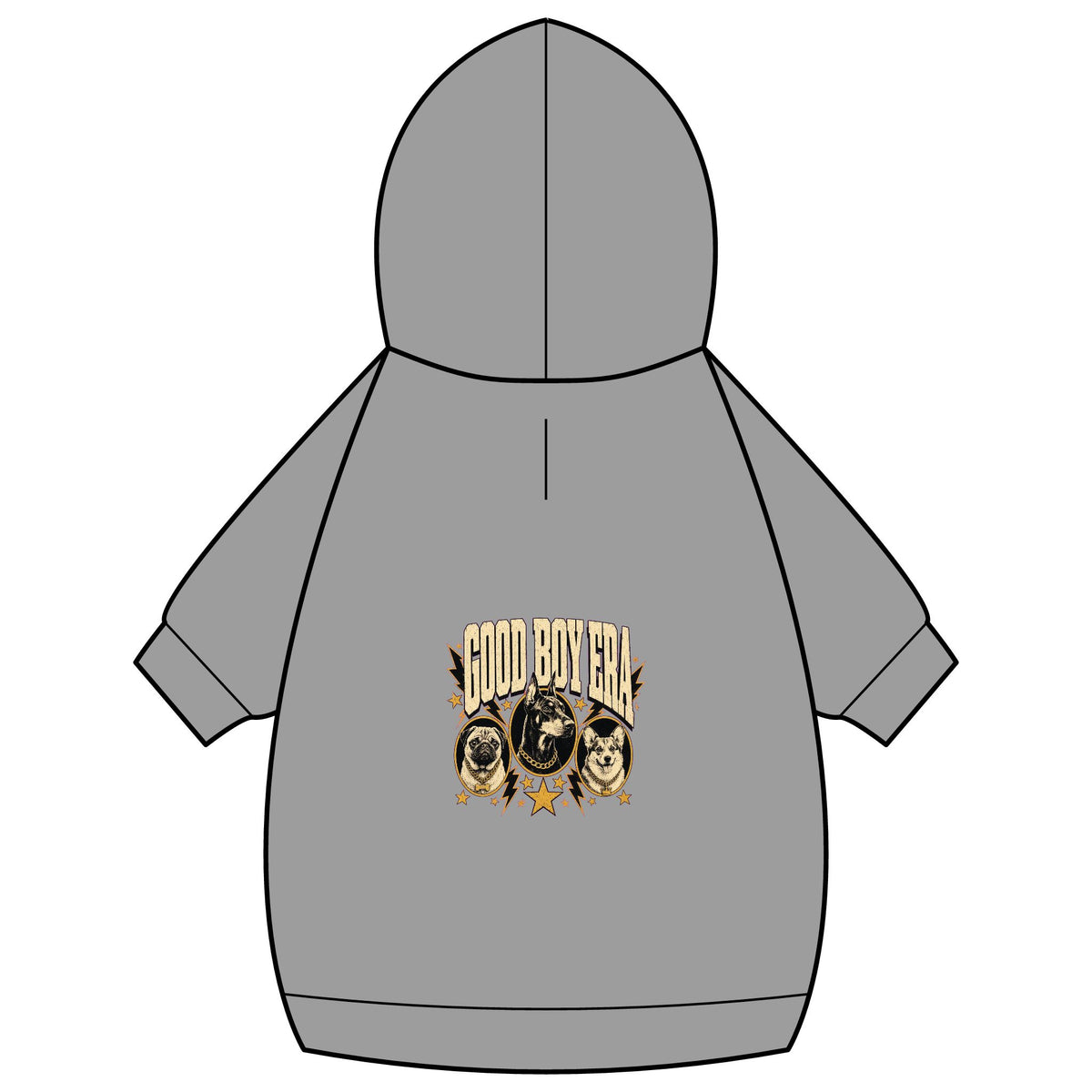 Good Boy Era Dog Hoodie · Paw Crew Club Streetwear