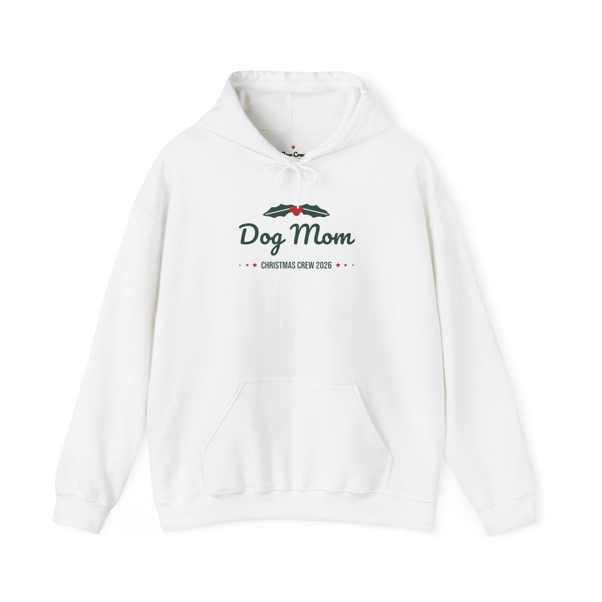 Dog Mom Christmas Hoodie · Matching Family Hoodie · Paw Crew