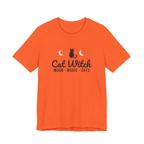 Cat Witch Halloween Shirt · Matching Cat & Owner Tee