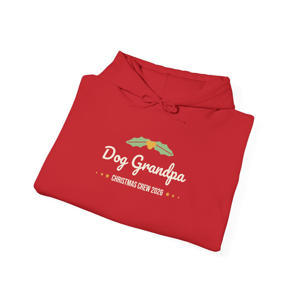 Dog Grandpa Christmas Hoodie · Matching Family Hoodie · Paw Crew
