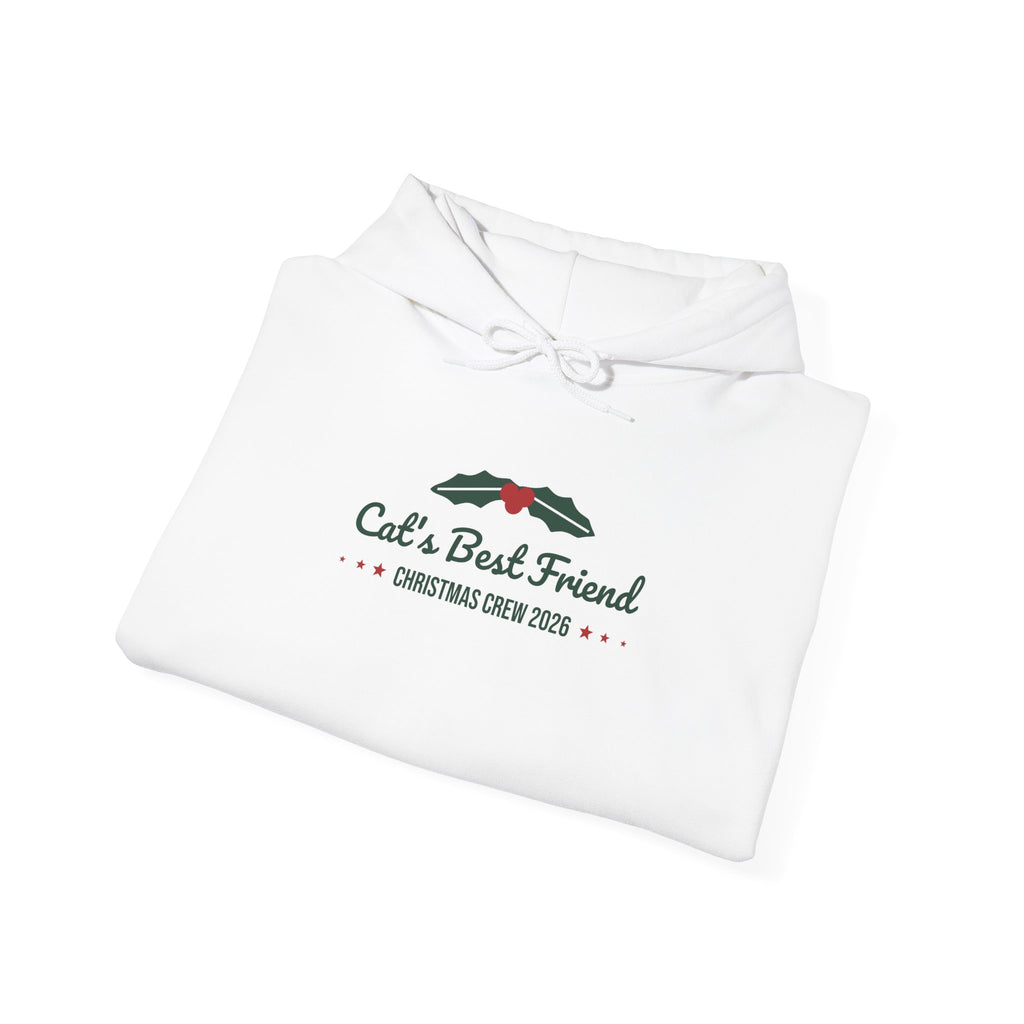 Cat's Best Friend Christmas Hoodie · Matching Family Hoodie · Paw Crew