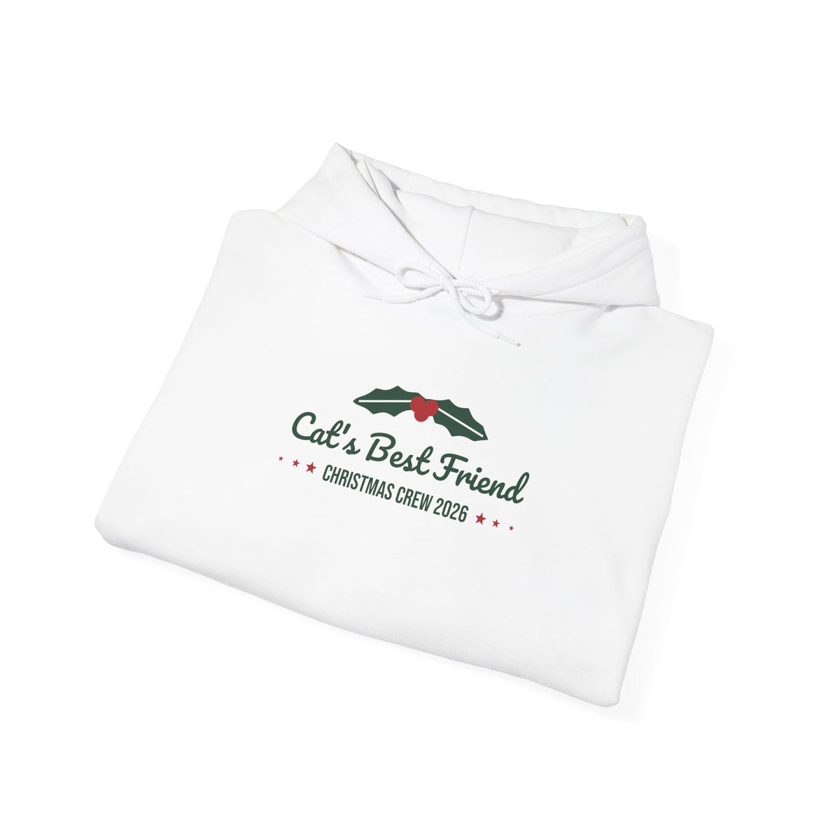 Cat's Best Friend Christmas Hoodie · Matching Family Hoodie · Paw Crew