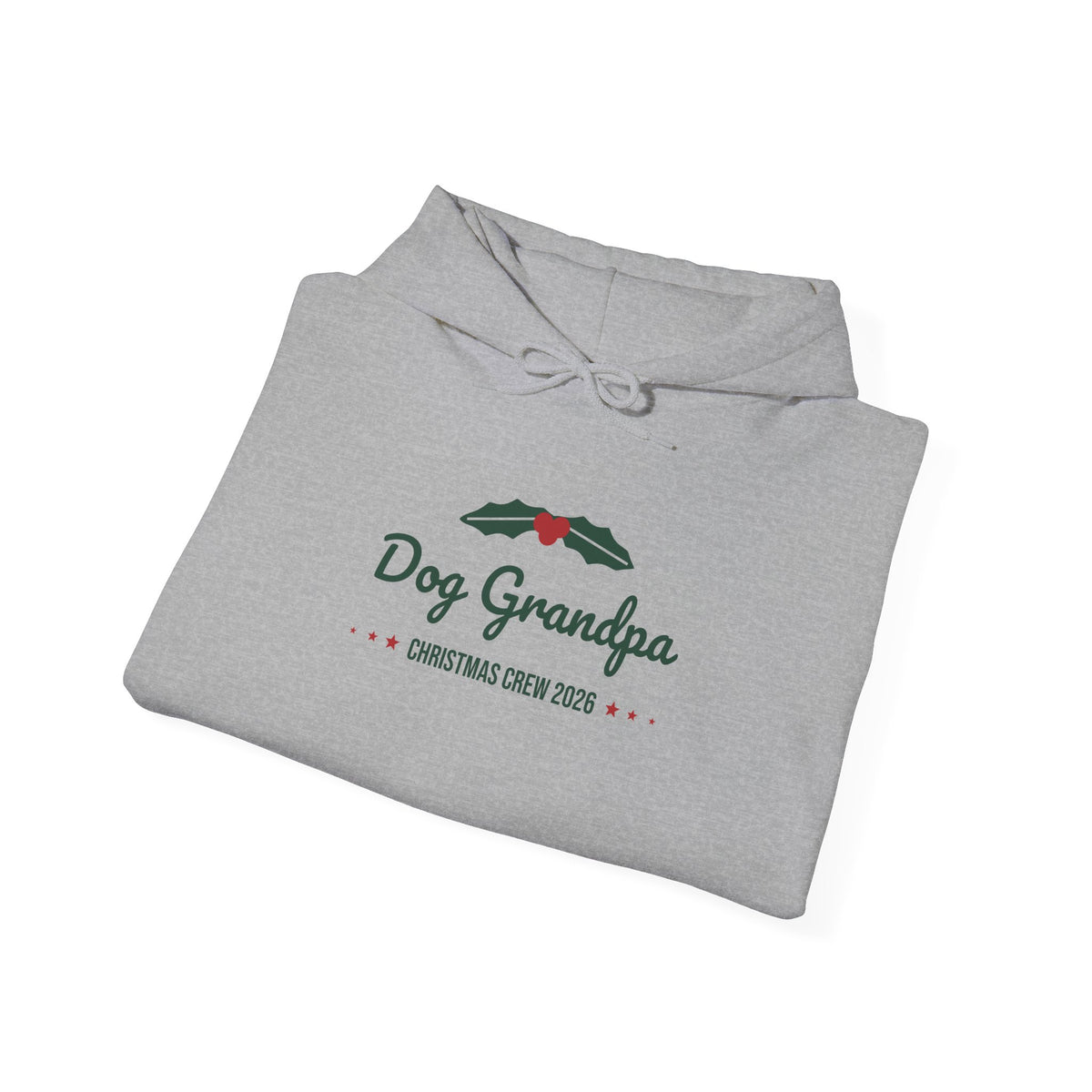 Dog Grandpa Christmas Hoodie · Matching Family Hoodie · Paw Crew