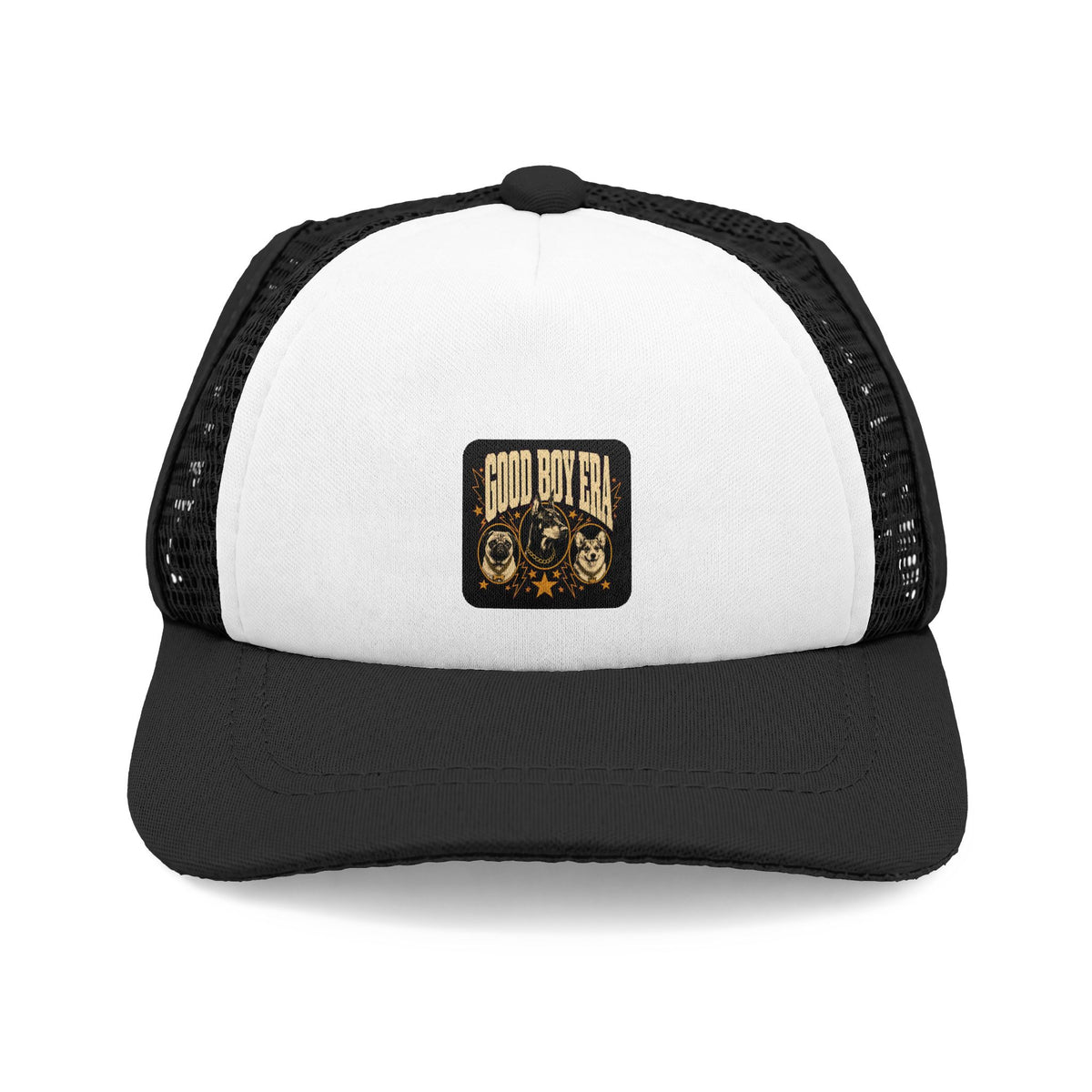 Good Boy Era Dog Trucker Hat · Paw Crew Club Streetwear
