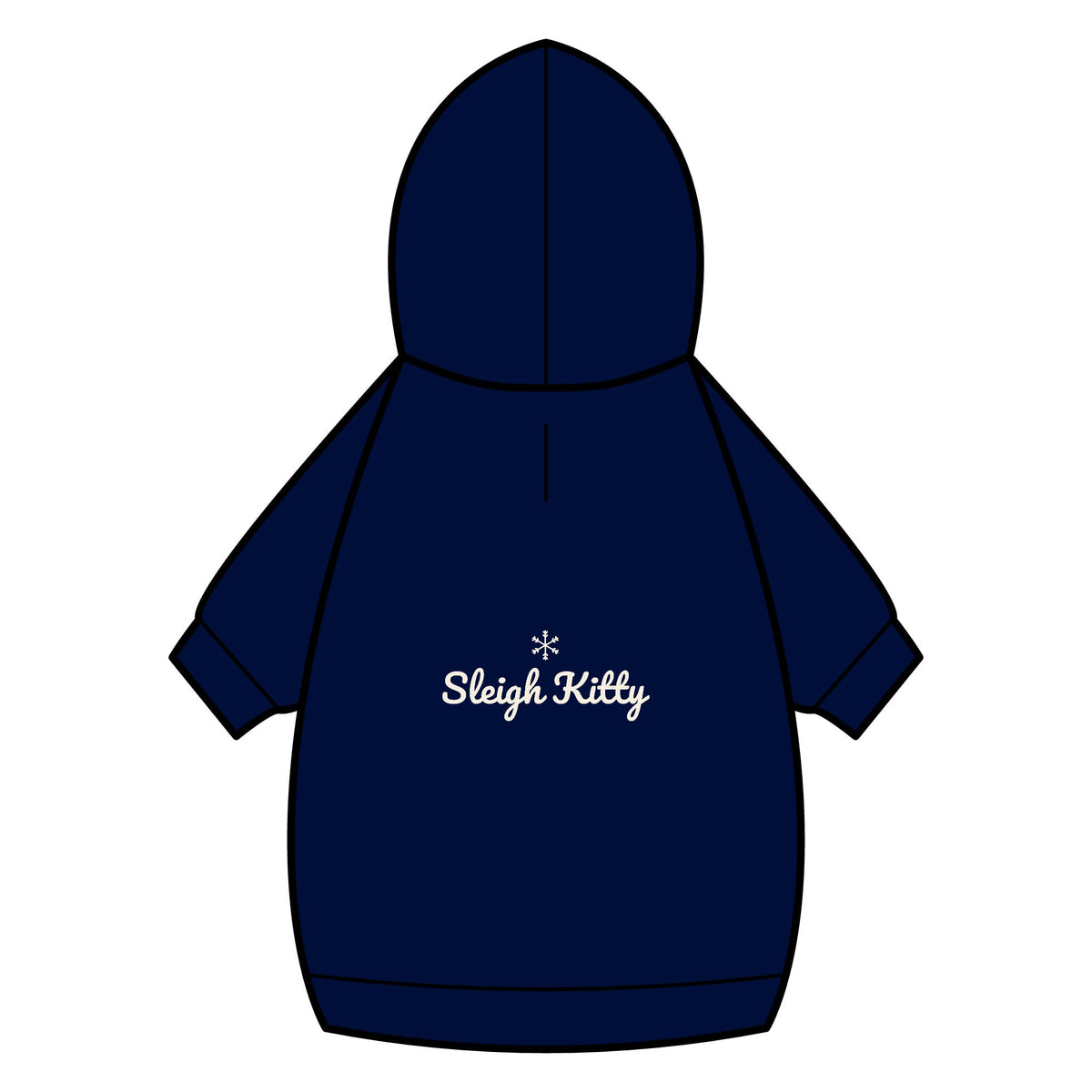 Sleigh Kitty Cat Hoodie · Matching Pet Hoodie · Paw Crew