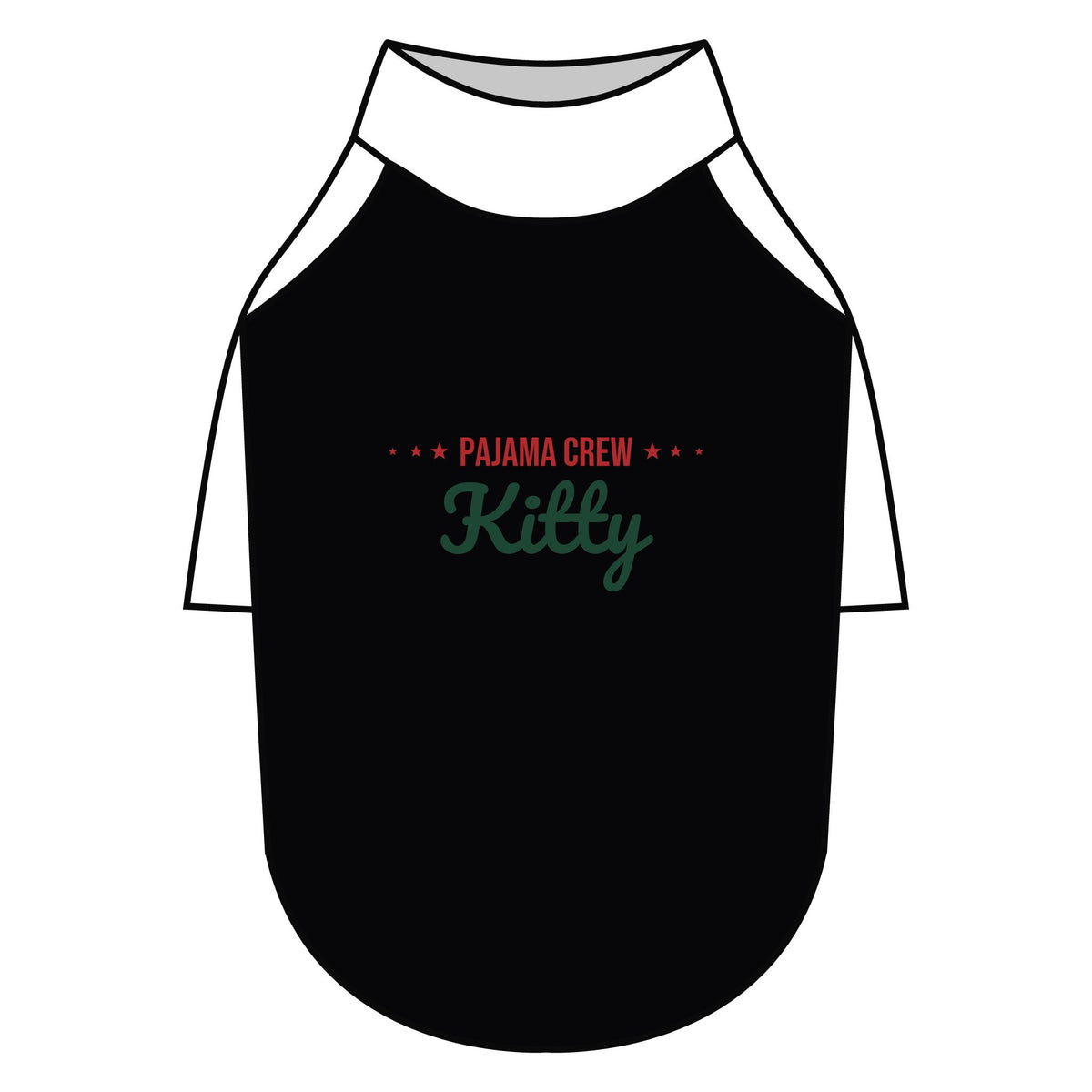 Pajama Crew Kitty Cat Raglan Tee · Matching Pet Raglan Tee · Paw Crew